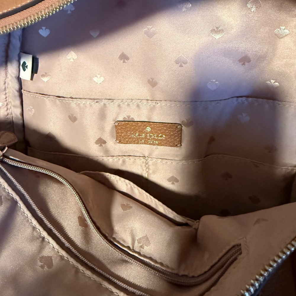 Kate Spade Beige Interior with Logo Pattern - Picture 4 of 5